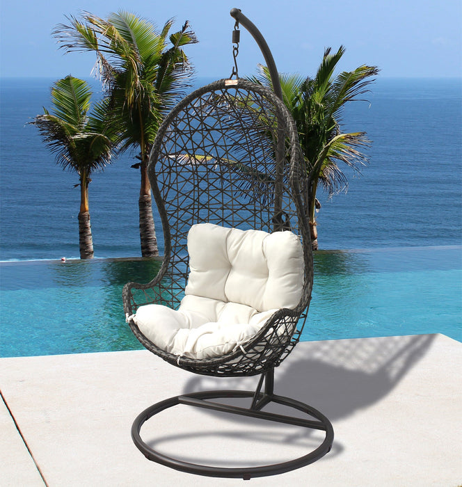 Panama Jack Hanging Chair w/Metal Stand & Cushions