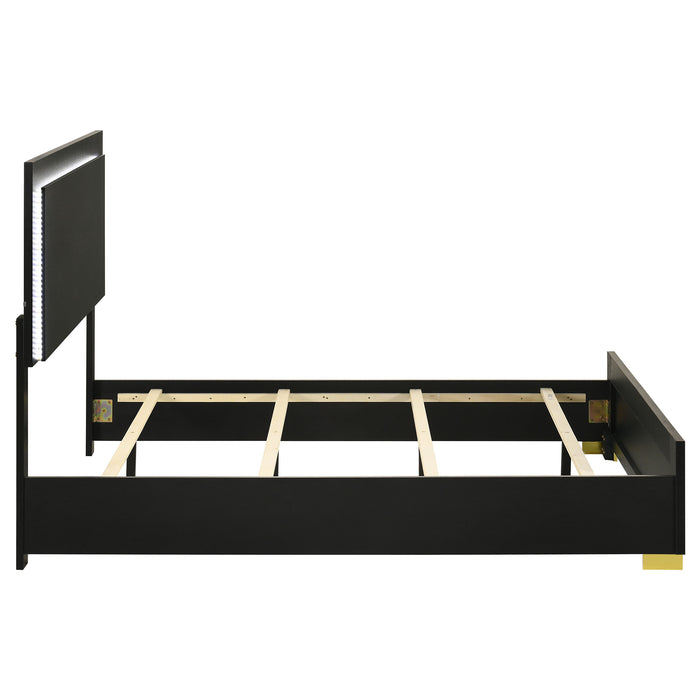 Marceline Panel Bed with LED Lighting