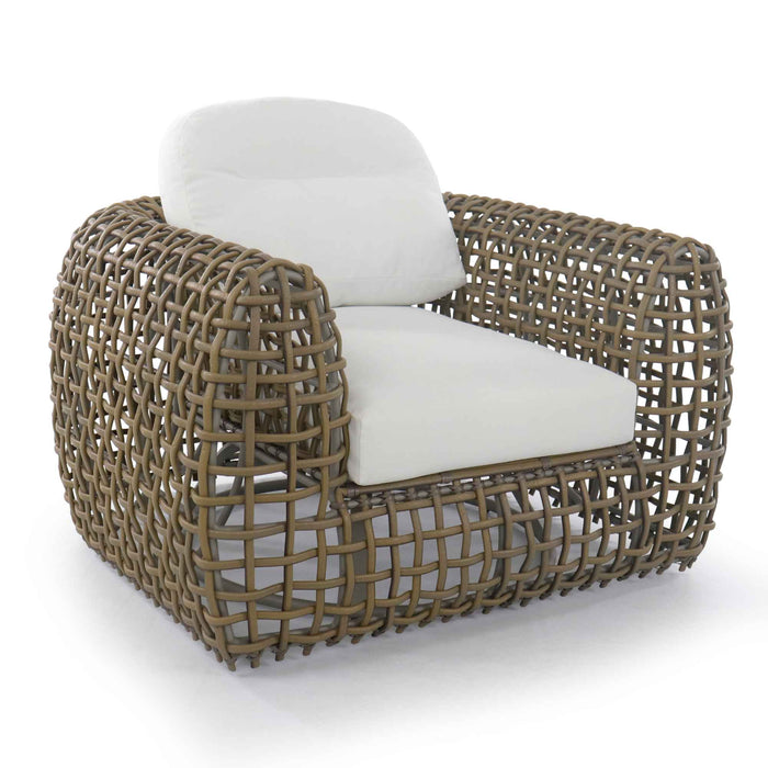 Dynasty Swivel Armchair with Sunbrella Cushion