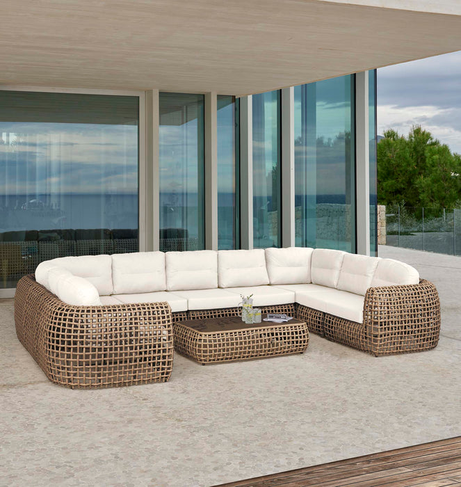 Dynasty 10-Piece Sectional Set with Sunbrella Cushions