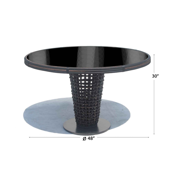 Dynasty 5-Piece Dining Set with Sunbrella Cushion