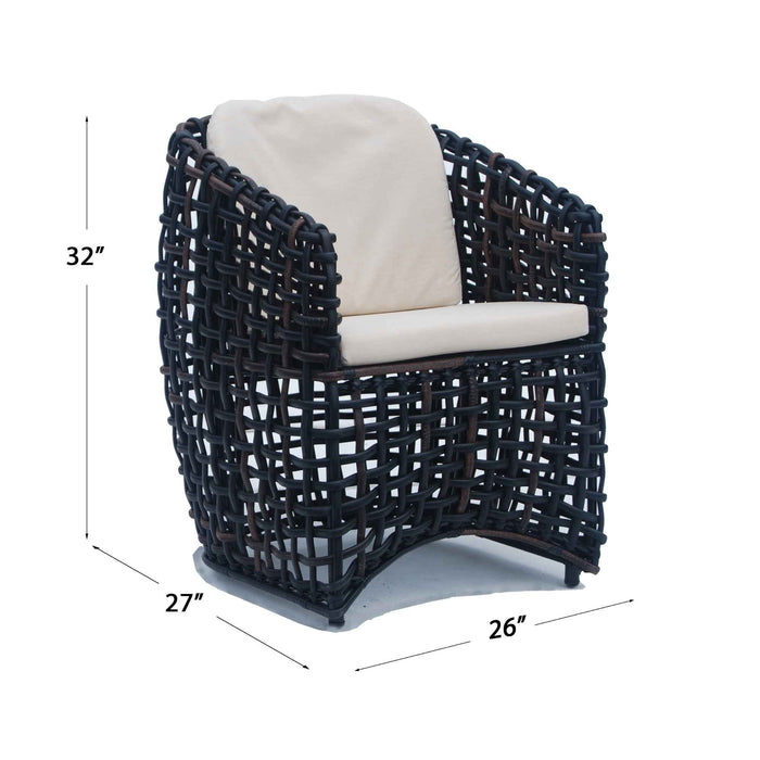 Dynasty Dining Armchair with Sunbrella Cushion