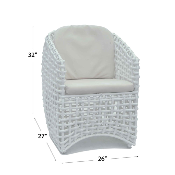 Dynasty Dining Armchair with Sunbrella Cushion