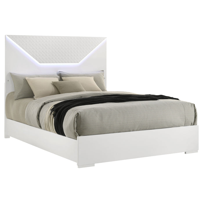 Ives Panel Bed with LED Lighting