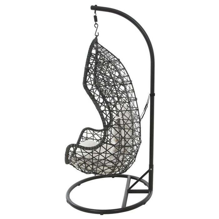 Panama Jack Hanging Chair w/Metal Stand & Cushions