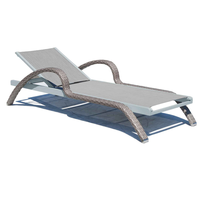 North Set of 2 Chaise Loungers