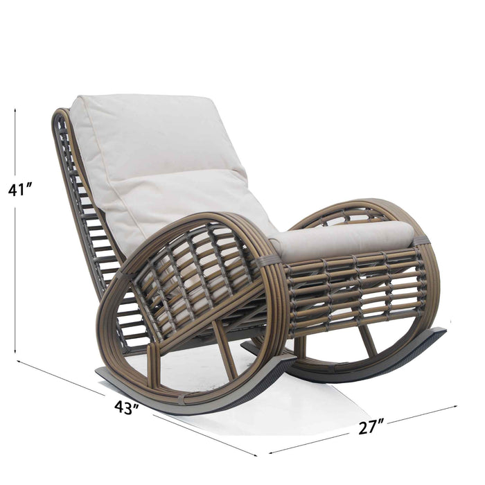 Dynasty Rocker with Sunbrella Cushion