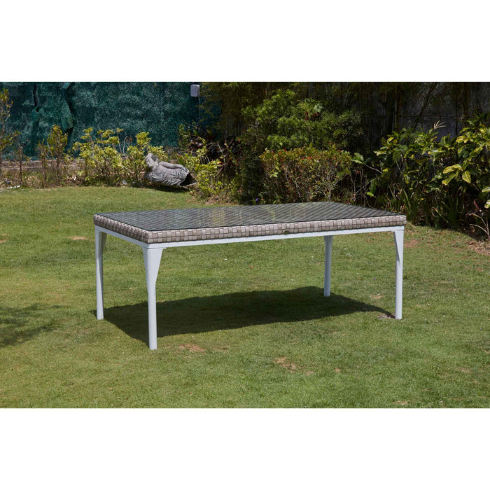 Brafta Rectangular Table with Glass