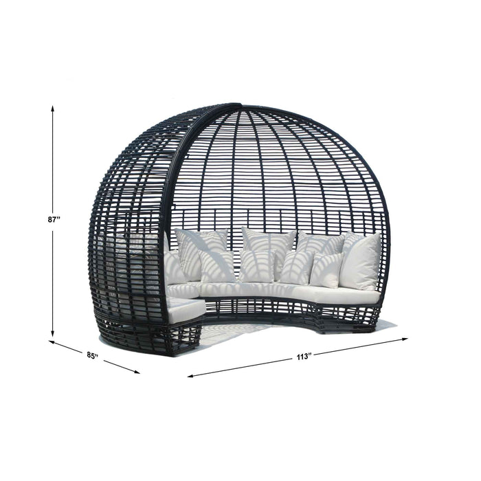 Nexus Daybed with Table and Sunbrella Cushions