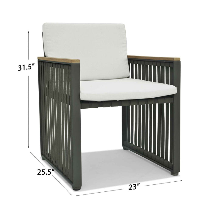 Horizon Dining Armchair with Sunbrella Cushion