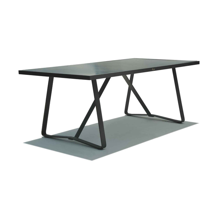 Horizon Rectangular Dining Table with Glass