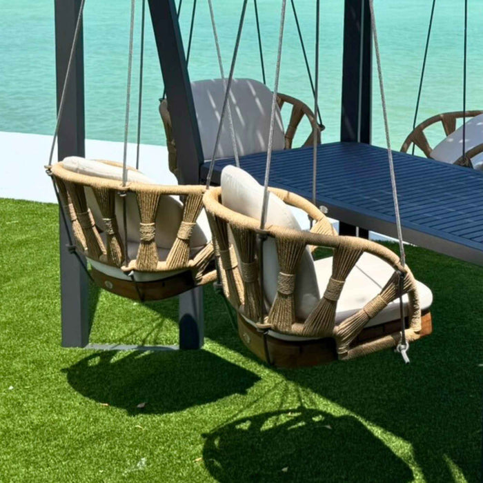 Krabi Hanging Dining Armchair with Sunbrella Cushion