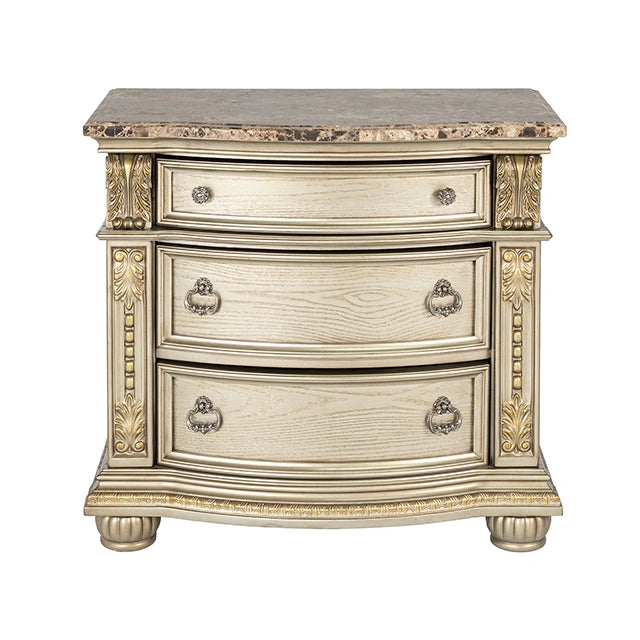 Fromberg Nightstand w/ Marble Top