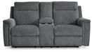 Barnsana Power Reclining Loveseat with Console image