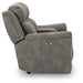 Ashley Furniture Next-Gen DuraPella power reclining loveseat with console, featuring plush upholstery and built-in cup holders.