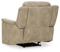 Ashley Furniture Next-Gen DuraPella Power Recliner with plush upholstery and built-in footrest for comfortable seating.