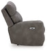 Ashley Furniture Next-Gen DuraPella Power Reclining Sectional with plush cushions and modern design, shown from side view.