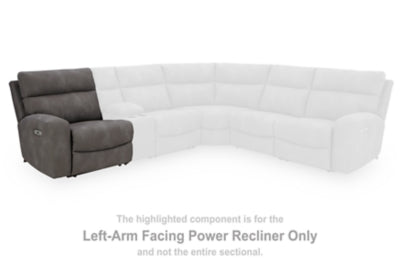 Ashley Furniture Next-Gen DuraPella power reclining sectional with plush cushions and modern design in a neutral fabric.