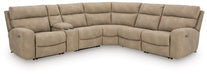 Ashley Furniture Next-Gen DuraPella power reclining sectional with plush cushions and modern design, shown in a spacious living room setting.