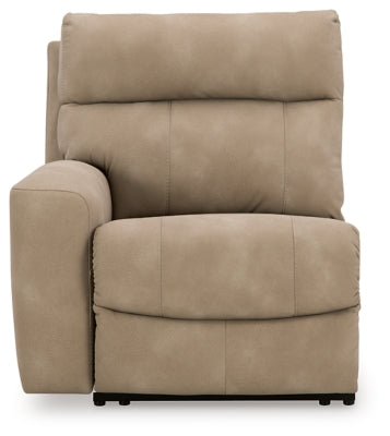 Ashley Furniture Next-Gen DuraPella Power Reclining Sectional with plush cushions and modern design, shown from a head-on angle.