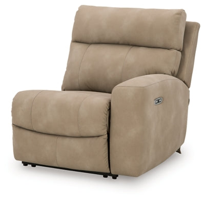 Ashley Furniture Next-Gen DuraPella power reclining sectional shown from an angled view, featuring plush cushions and modern design.