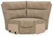 Ashley Furniture Next-Gen DuraPella power reclining sectional with plush cushions and modern design, shown from the head-on angle.