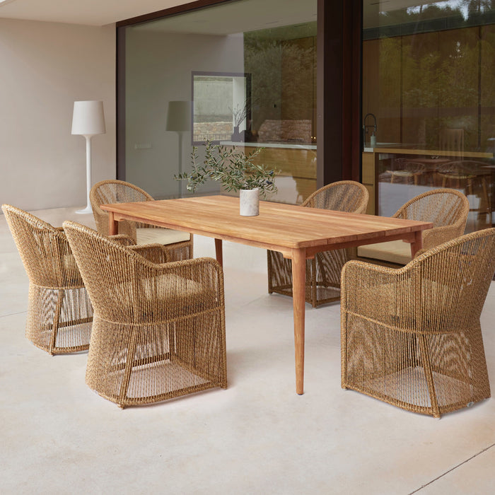 Calixto Rectangular Teak Dining Table