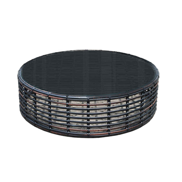 Halo Coffee Table with Glass