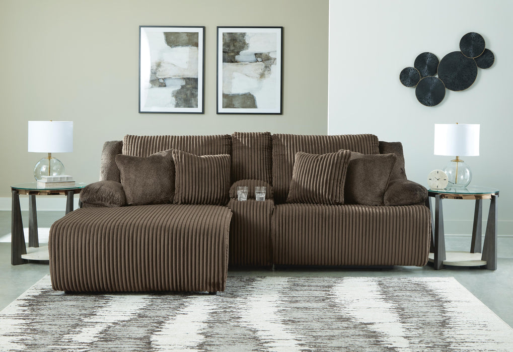 Top Tier Reclining Sectional Sofa with Chaise