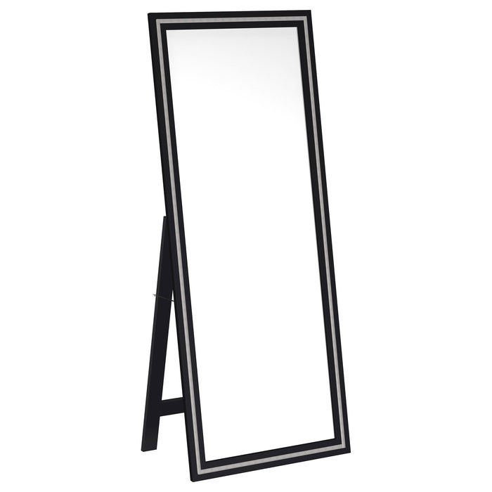 Windrose Standing Mirror with LED Lighting