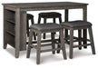 Set of Ashley Furniture Caitbrook Counter Height Dining Barstools, featuring comfortable seats and a stylish design.