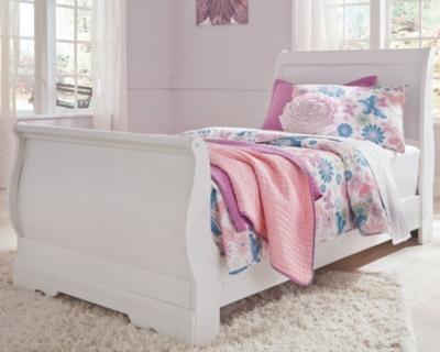 Ashley Furniture Anarasia Bed with a sturdy frame and elegant design, shown in a modern bedroom setting.