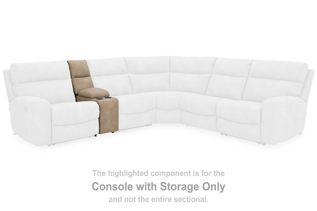 Next-Gen DuraPella Power Reclining Sectional Loveseat with Console