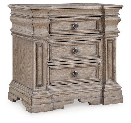 Ashley Furniture Blairhurst nightstand with wood finish and single drawer, perfect for bedroom storage and decor.