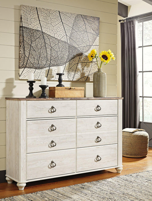 Willowton Dresser and Mirror