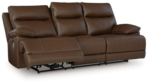 Ashley Furniture VonRyan Power Reclining Sofa with plush cushions and recliner features, shown in a modern living room setting