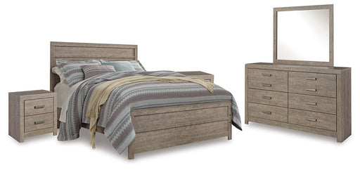 Ashley Furniture Culverbach youth bedroom set with a bed, nightstand, and dresser in a modern design.