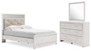 Ashley Furniture Altyra bedroom set featuring a stylish bed frame, matching nightstands, and coordinated bedroom furniture.