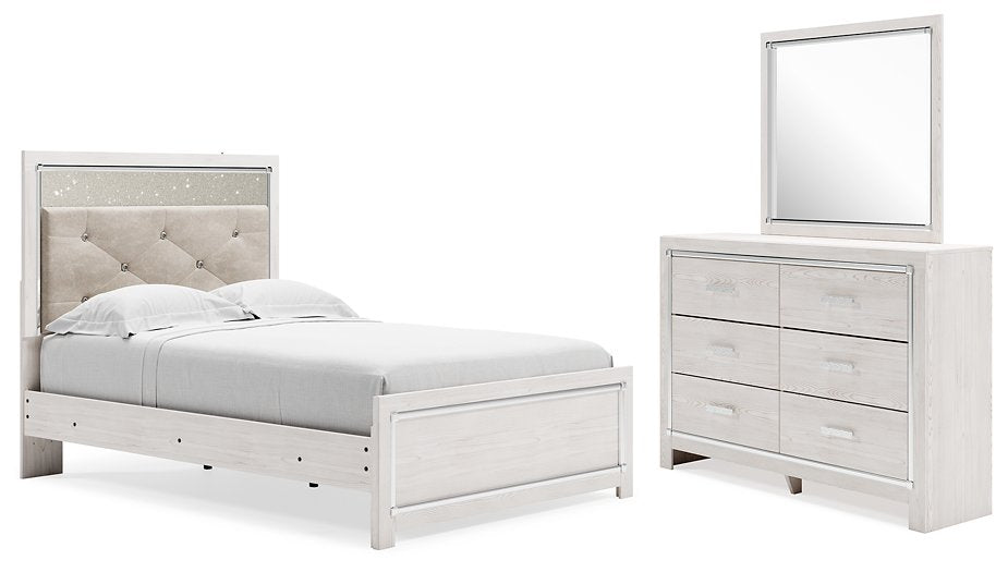 Ashley Furniture Altyra bedroom set featuring a stylish bed frame, matching nightstands, and coordinated bedroom furniture.