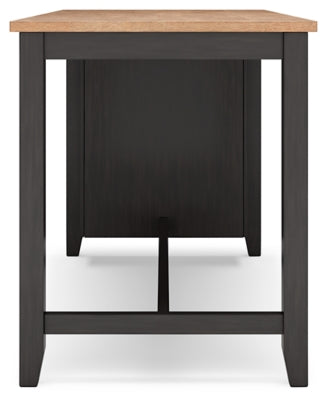 Ashley Furniture Gesthaven dining room set with a wooden table and matching chairs, featuring classic design and elegant finish.