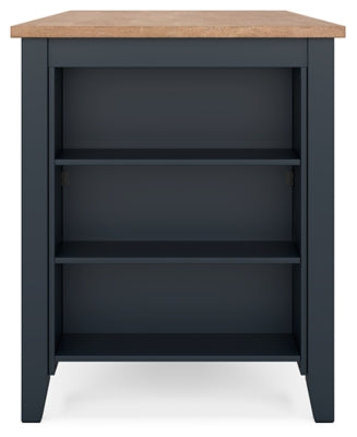 Ashley Furniture Gesthaven dining room set with a wooden table and matching chairs in a modern dining area.