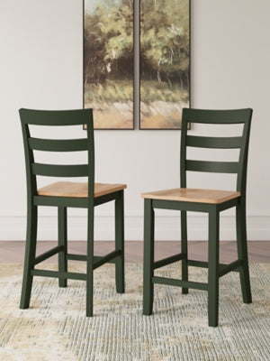 Ashley Furniture Gesthaven dining room set with a wooden table and matching chairs, elegant design for a stylish dining space.