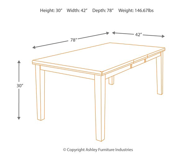 Ralene Dining Extension Table