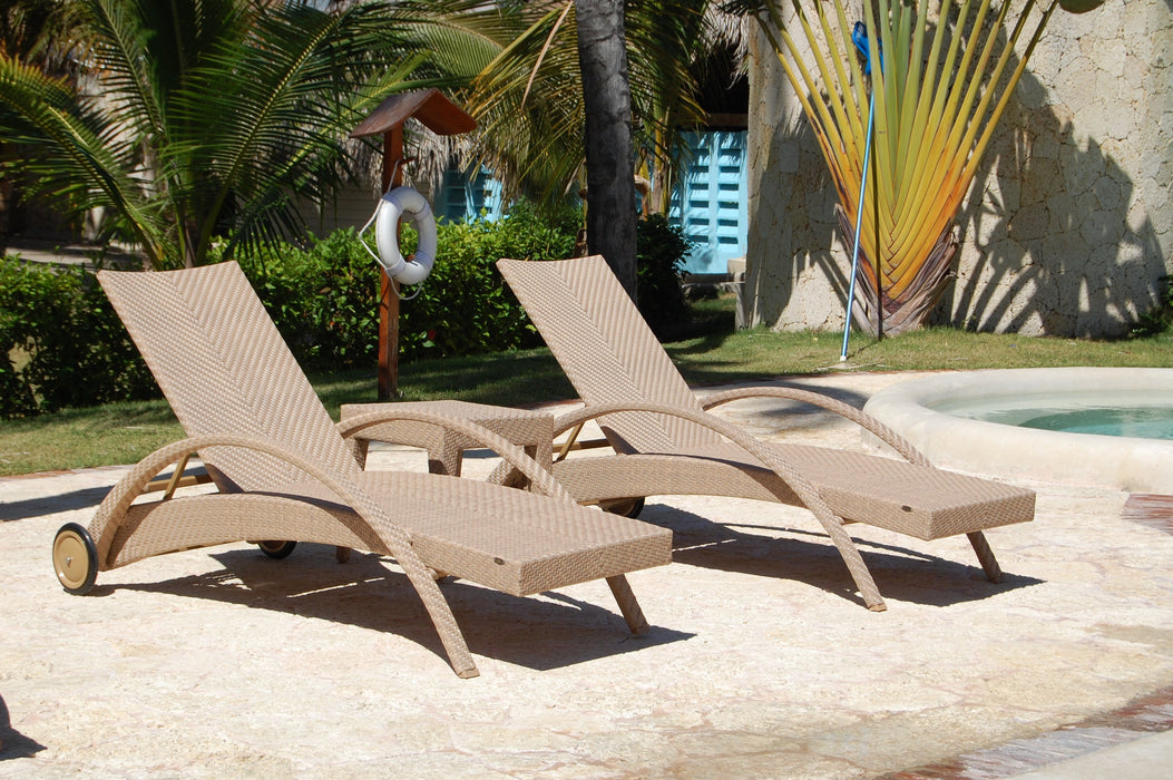 Panama Jack Austin 3-Piece Chaise Lounge Set