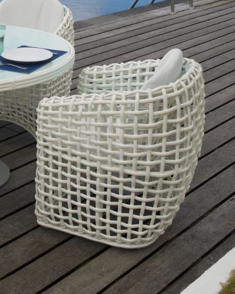 Dynasty Dining Armchair with Sunbrella Cushion