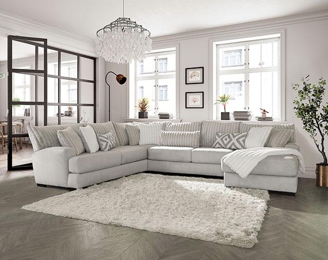 HERMISTON Sectional, Gray image