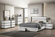 BIRSFELDEN Cal.King Bed w/ Drawers, White image