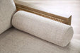 ALESUND Sofa, Beige/Light Oak image