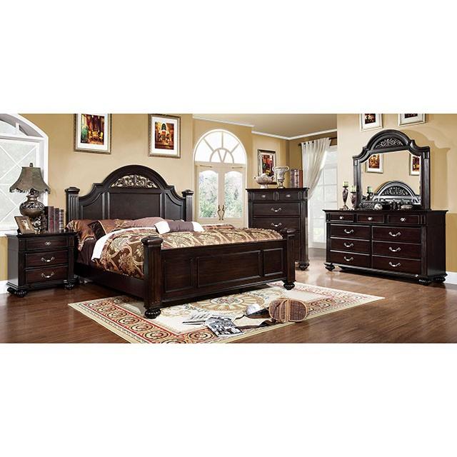 Syracuse Dark Walnut E.King Bed