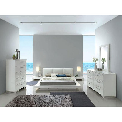 Christie Glossy White Night Stand image